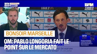 Mercato de lOM Ligue 1 les détails de la conférence de presse de Pablo Longoria [upl. by Clayberg]