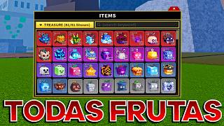 TODAS AS FRUTAS DO BLOX FRUITS EM 1 SÓ VÍDEO [upl. by Cornelia]