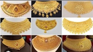 new designchoker necklacecollection1gramgold plated [upl. by Gracye]