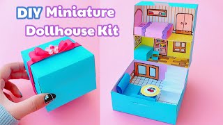 DIY Miniature Dollhouse Rooms for Girl  Handmade Miniature Dollhouse Kit  Dollhouse Gifts Idea [upl. by Ennaylil]