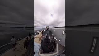 POV Storing a HELI onboard a SUPERYACHT [upl. by Akemehc]