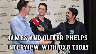 James and Oliver Phelps interview with Dxb Today [upl. by Tyrus]