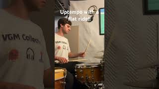 Uptempo jazz with a flat ride drums drumm drummer jazzdrums jazz jazzmusic drums drumming [upl. by Kohler]