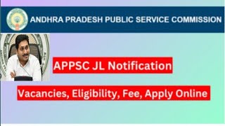 APPS JL Notification 2024  junior lecture notification 2024Vacancy eligibility fees exam date [upl. by Rhu]