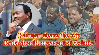 Kalonzo Musyoka clears the Air Raila should move out of Azimio la Umoja [upl. by Attevad]