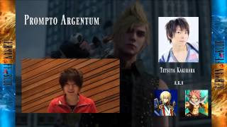 Final Fantasy XV  Jap Voice Actors  2 Prompto Argentum  Tetsuya Kakihara [upl. by Eki]