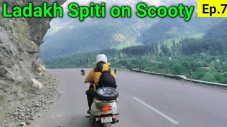 Ladakh amp Spiti Ride on Scooty  Reached SONAMARG  A 1200 Years Old Temple in Kashmir [upl. by Gravante]