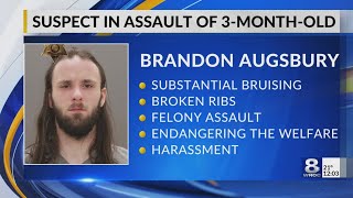 Police Geneseo man assaults breaks ribs of threemonthold [upl. by Bruno]