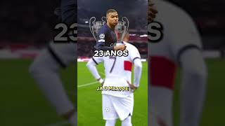 QUEM FOI MELHOR NA CHAPIONS LEAGUE COM 23 ANOS DE IDADE MESSI CR7 HAALAND OU MBAPPE [upl. by Irihs]