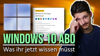 Ab jetzt zahlen für Windows 10 Die Fakten im Überblick zum Windows 10 Abo [upl. by Jollenta88]