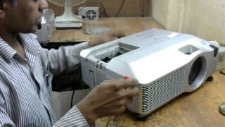 hitachi cp x608 projector  problem is red display and sollution part 1 [upl. by Odoric246]