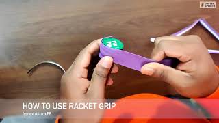 How to wrap Badminton Racket Grip [upl. by Hershel]