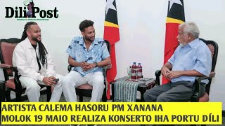 Artista Calema Hasoru PM Xanana 19 Maio Konserto iha Portu Díli [upl. by Casabonne]