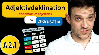 Adjektivdeklination Im Akkusativ  German Adjective Endings in Accusative [upl. by Brian]