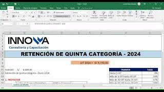 RETENCION DE 5TA CATEGORIA  2024 [upl. by Syla]