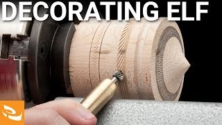 Decorating Elf by Henry Taylor Woodturning Howto [upl. by Malamut]