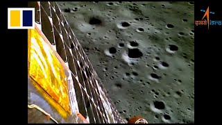 India releases video of lunar surface from Chandrayaan3 [upl. by Joed]