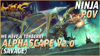 FFXIV Omega  Alphascape V20 Savage O10S  NIN POV  Min ilvl  We Have a Tonberry [upl. by Orling556]