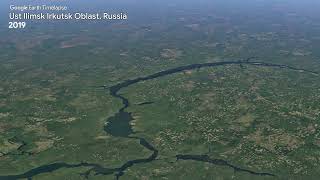 Ust Ilimsk Irkutsk Oblast Russia  Earth Timelapse [upl. by Imelida860]