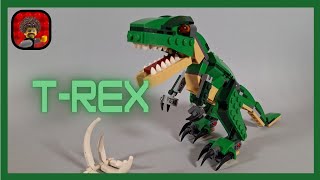 LEGO Creator 3 in 1 31058 TRex Mighty Dinosaur Speed Build [upl. by Hurlbut590]