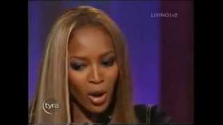 Tyra banks interviews Naomi Campbell Part 1 of 3 flv [upl. by Otrebla]