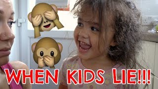 WHEN KIDS LIE 10 VLOG [upl. by Brindle]