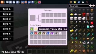 How To Use Printer in ComputerCraft Mod [upl. by Fabri158]