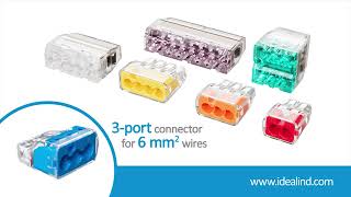 IDEAL PushIn Wire Connectors  Screwfix [upl. by Cleary]