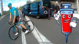 Astana Team blood test on Tenerife [upl. by Banerjee]