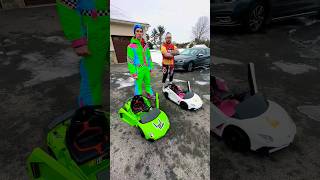 The ULTIMATE MINI LAMBORGHINI Race Vs the Worlds Strongest Man [upl. by Ymot]