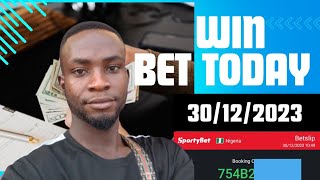 FOOTBALL PREDICTIONS TODAY 30122023betting tips today soccer predictions today sure wins [upl. by Notlehs]