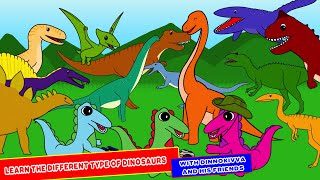 Learn About Dinosaurs Different Names Fun Facts amp Educational Videos For Kids  Dinnokivva [upl. by Peh335]