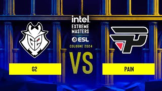 G2 vs paiN  IEM Cologne 2024  Group A [upl. by Ruyle]