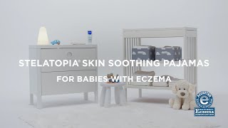 Mom Hacks Stelatopia Skin Soothing Pajamas for Babies with Eczemaprone Skin  Mustela [upl. by Phelia]