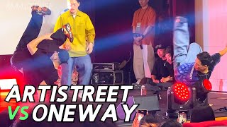 ARTISTREET vs ONE WAY  Macsense  Siheung breaking battle 2024 [upl. by Liuqnoj204]