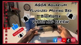 AQOA Aquarium Fluidized Moving Bed Bio Filter Unbox and Review ￼ [upl. by Monetta]