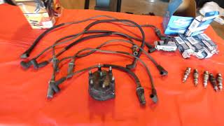 CAMBIO DE BUJIAS Y CABLES A 95 DODGE DAKOTA [upl. by Suirred732]