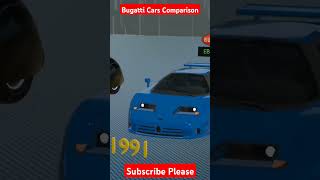 Bugatti Car Comparison 3d [upl. by Meriel]