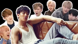 MONSTA X fanboys over Shownu Compilation [upl. by Salamanca]