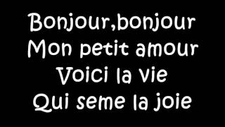 Bonjour bounjour  Yuyu  lyrics [upl. by Dahaf416]