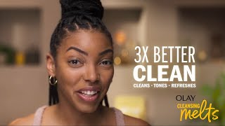 Why YOU Should Try Olay Cleansing Melts A Face Wash Made for All Skin Types [upl. by Amsirahc]