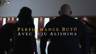 Performance Butô de la fin du stage à Biarritz [upl. by Luwana]