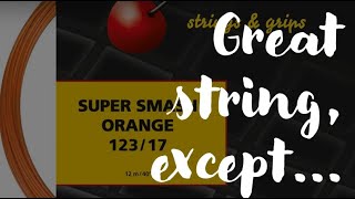 Kirschbaum Super Smash Orange Tennis String Review [upl. by Solly]