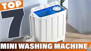 7 Best Mini Washing Machines for Compact Living Spaces [upl. by Osmo]