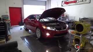 KampN Intake 9th Gen Honda Accord Coupe EXL V6 wNav 6 Speed Manual Transmission Dyno Test [upl. by Raquela278]