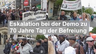 Eskalation bei Demo quot70 Jahre Tag der Befreiungquot [upl. by Spiro]