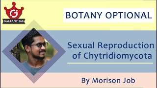 Sexual Reproduction of Chytridiomycota  Botany Optional  Gallant IAS [upl. by Lemaj622]