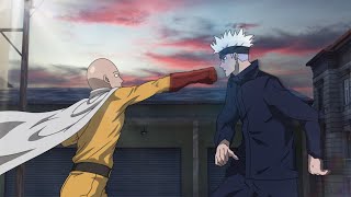 If Saitama Was In Jujutsu Kaisen Fan Animation  Saitama vs Gojo Fan Animation [upl. by Assen]