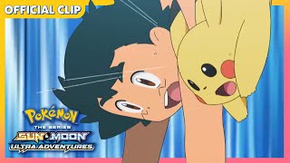 A Pokémon Diving Board  Pokémon the Series Sun amp Moon—Ultra Adventures  Official Clip [upl. by Scharff99]