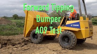 CPCS Forward Tipping Dumper AO9 Industrial Training Services Essex [upl. by Nyrrat]